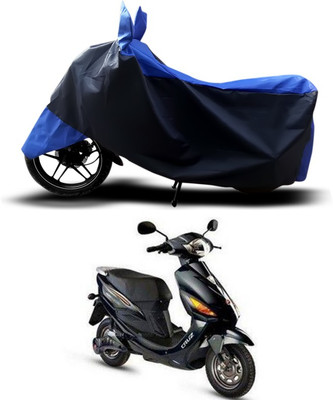 AUTOCAD Waterproof Two Wheeler Cover for Hero(Electric Cruz, Blue)