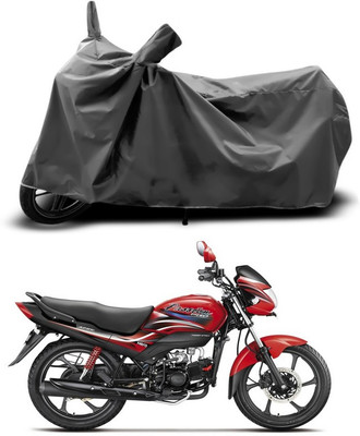 ANTHUB Two Wheeler Cover for Hero(Passion Pro TR, Grey)