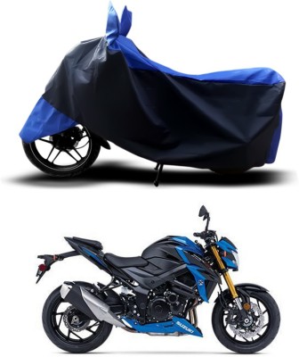 ANTHUB Two Wheeler Cover for Suzuki(GSX, Blue)