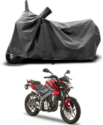 SEBONGO Two Wheeler Cover for Bajaj(Pulsar 180 DTS-i, Grey)
