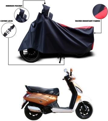 SEBONGO Two Wheeler Cover for Mahindra(Gusto, Red, Blue)