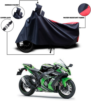 SEBONGO Two Wheeler Cover for Kawasaki(Ninja, Blue, Red)