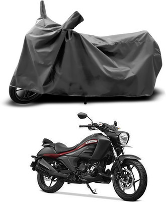 SEBONGO Waterproof Two Wheeler Cover for Suzuki(Intruder, Grey)