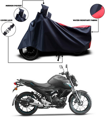 SEBONGO Two Wheeler Cover for Yamaha(FZ-S FI, Red, Blue)