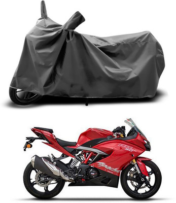 SEBONGO Two Wheeler Cover for TVS(Apache RR 310, Grey)