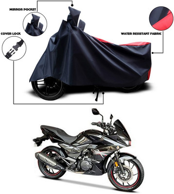 SEBONGO Two Wheeler Cover for Hero(Xtreme 200S, Red, Black)