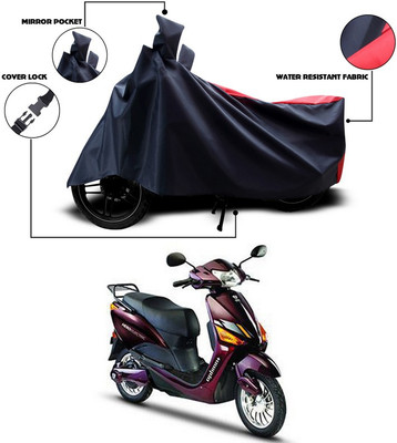 SEBONGO Two Wheeler Cover for Hero(Electric Optima, Blue, Red)