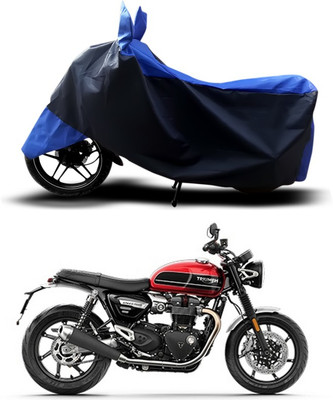 ANTHUB Two Wheeler Cover for Triumph(Blue)