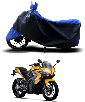 SEBONGO Two Wheeler Cover for Bajaj(Pulsar, Blue)