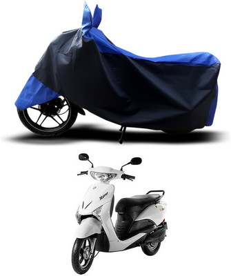 ANTHUB Two Wheeler Cover for Indus(Yo Xplor, Blue, Black)