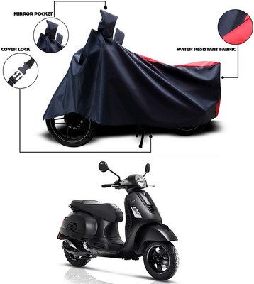 ANTHUB Two Wheeler Cover for Vespa(Vespa, Red)