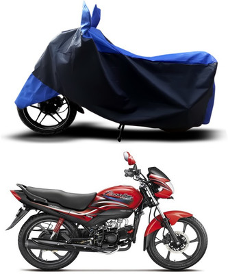 ANTHUB Two Wheeler Cover for Hero(Passion Pro TR, Blue)