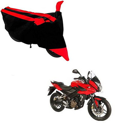 RPSENTTERPR Waterproof Two Wheeler Cover for Bajaj(Pulsar AS 150, Black, Red)