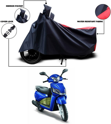 SEBONGO Two Wheeler Cover for Mahindra(Gusto, Grey)