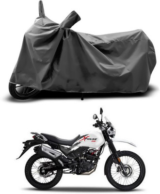 ANTHUB Two Wheeler Cover for Hero(Xpulse 200T, Grey)