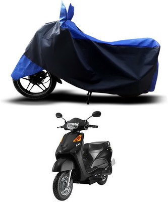 SEBONGO Two Wheeler Cover for Indus(Yo EXL, Blue)