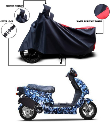 ANTHUB Two Wheeler Cover for Hero(Red, Black)