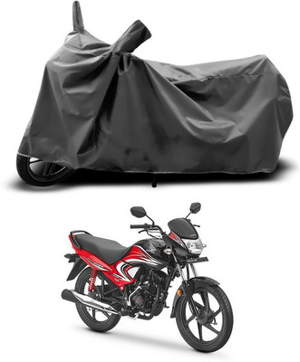 ANTHUB Two Wheeler Cover for Honda(Dream Yuga, Grey)