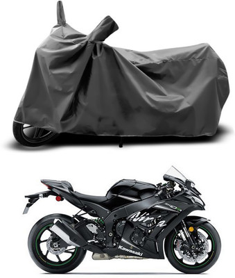 SEBONGO Two Wheeler Cover for Kawasaki(Ninja, Grey)