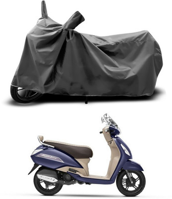 SEBONGO Waterproof Two Wheeler Cover for TVS(Jupiter, Grey)