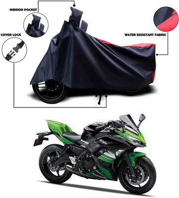SEBONGO Two Wheeler Cover for Kawasaki(Ninja, Blue, Red)
