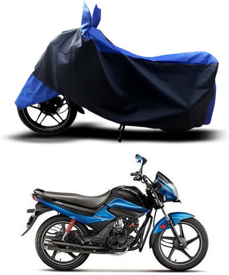 SEBONGO Two Wheeler Cover for Hero(Splendor I Smart, Blue)