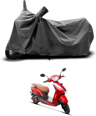 SEBONGO Waterproof Two Wheeler Cover for Ampere(Magnus, Grey)