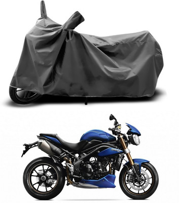 SEBONGO Two Wheeler Cover for Triumph(Grey)