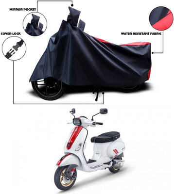 ANTHUB Two Wheeler Cover for Vespa(Vespa, Red)
