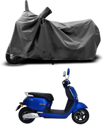 SEBONGO Waterproof Two Wheeler Cover for Okinawa(Lite, Grey)
