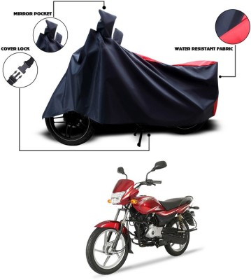 SEBONGO Two Wheeler Cover for Bajaj(Platina, Grey)