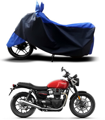 ANTHUB Two Wheeler Cover for Triumph(Blue)