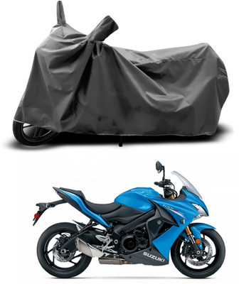 SEBONGO Two Wheeler Cover for Suzuki(GSX, Grey)