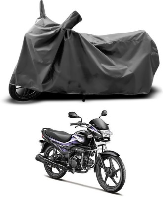 SEBONGO Waterproof Two Wheeler Cover for Hero(Super Splendor, Grey)