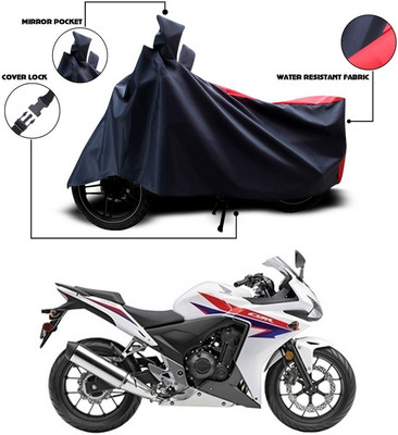 ANTHUB Two Wheeler Cover for Honda(Red)