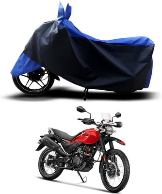 SEBONGO Two Wheeler Cover for Hero(Xpulse 200T, Blue, Black)