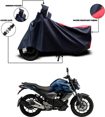 SEBONGO Two Wheeler Cover for Yamaha(FZ-S FI, Blue, Red)