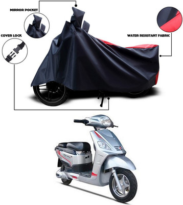 SEBONGO Two Wheeler Cover for Hero(Electric NYX e5, Blue, Red)