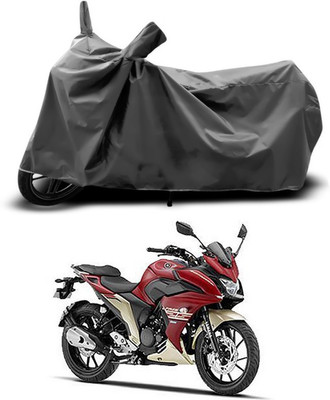 SEBONGO Waterproof Two Wheeler Cover for Yamaha(Fazer, Grey)