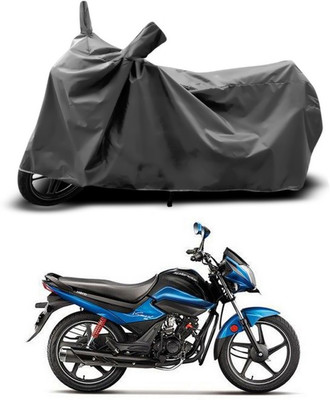 SEBONGO Waterproof Two Wheeler Cover for Hero(Splendor I Smart, Grey)