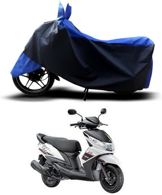 ANTHUB Two Wheeler Cover for Yamaha(Ray Z, Blue)