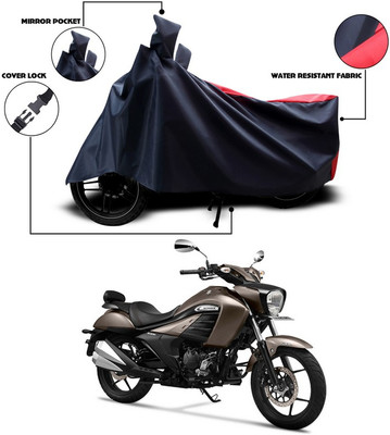 SEBONGO Two Wheeler Cover for Suzuki(intruder 150, Blue, Red)
