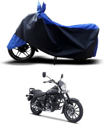 ANTHUB Two Wheeler Cover for Bajaj(Avenger 160 Street, Blue, Black)