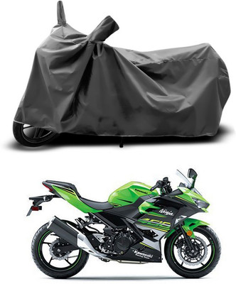 SEBONGO Two Wheeler Cover for Kawasaki(Ninja, Grey)