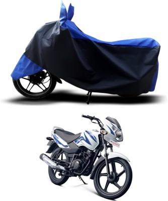 SEBONGO Two Wheeler Cover for TVS(Sport, Blue)