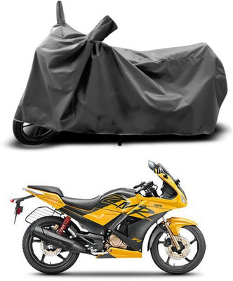SEBONGO Two Wheeler Cover for Hero(Karizma ZMR, Grey)