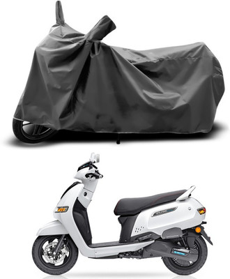 SEBONGO Two Wheeler Cover for TVS(Grey)
