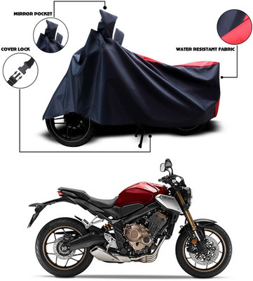 ANTHUB Two Wheeler Cover for Honda(Red)