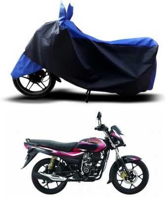 ANTHUB Two Wheeler Cover for Bajaj(Platina 110 H-Gear, Blue, Black)