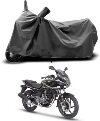 SEBONGO Two Wheeler Cover for Bajaj(Pulsar 220 DTS-i, Grey)